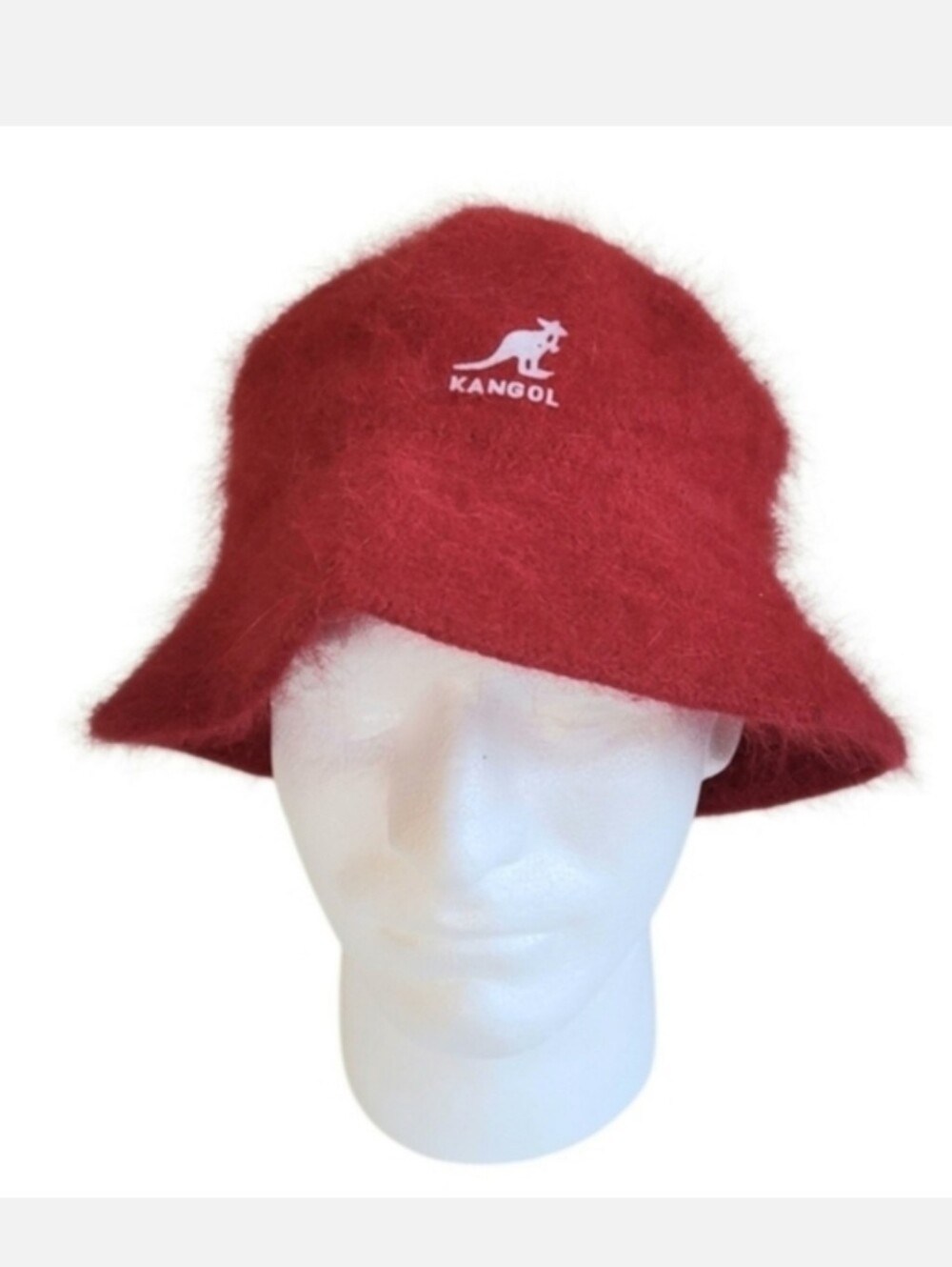 Orakl Kangol Fuzzy Bucket Hat Red